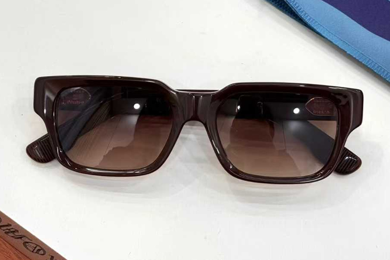 Thick Sunglasses Coffee Gradient Brown