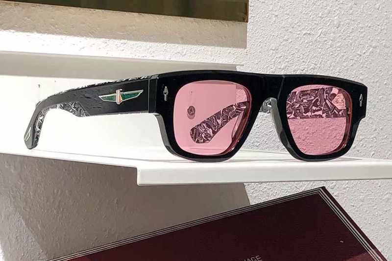Thundercloud Sunglasses Black Gray Pink