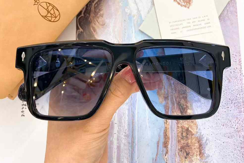 Tramonto Sunglasses Black Gradient Blue