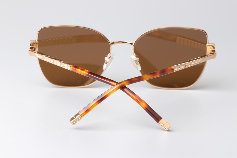 VCHG01 Sunglasses Gold Brown