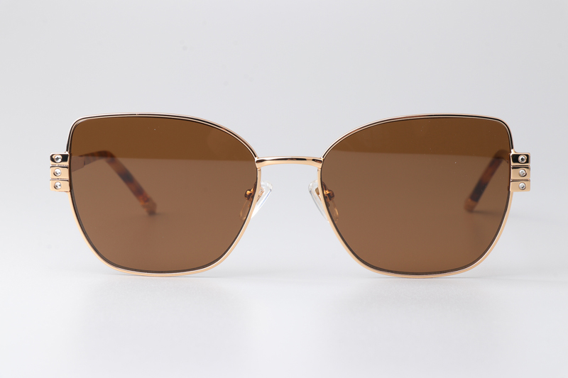 VCHG01 Sunglasses Gold Brown