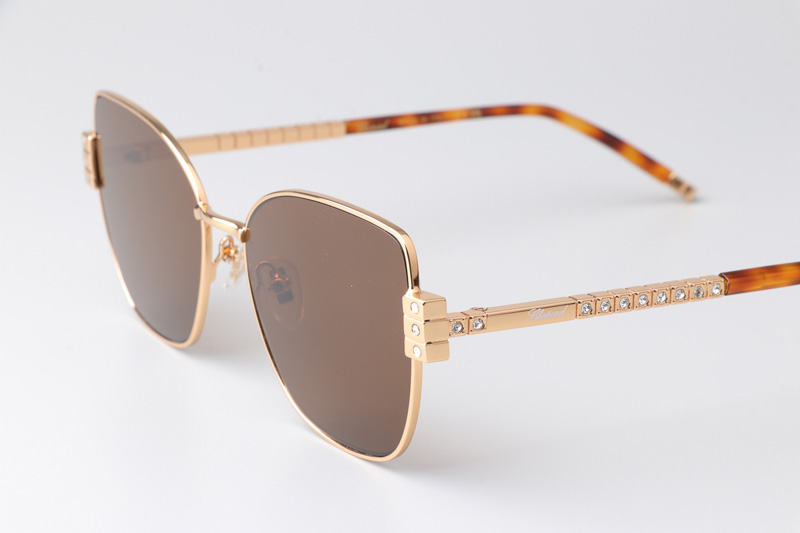 VCHG01 Sunglasses Gold Brown