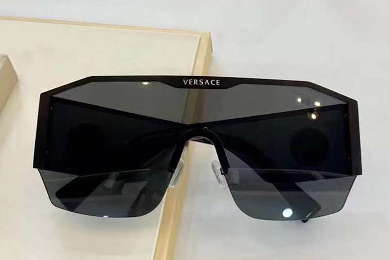 VE2220 Sunglasses In Black Grey Lens