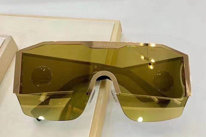 VE2220 Sunglasses In Gold Brown
