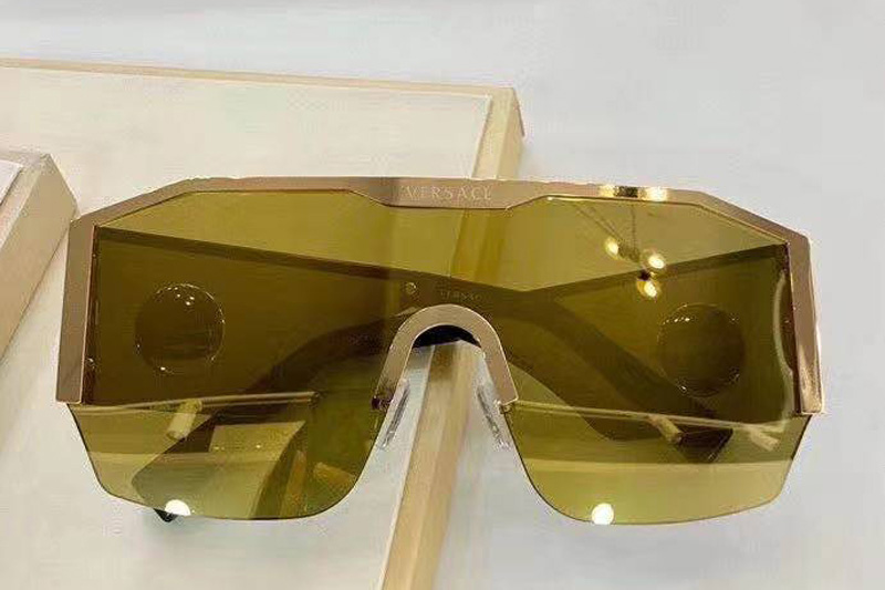 VE2220 Sunglasses In Gold Brown