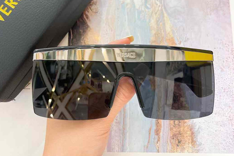 VE2254 Sunglasses Black Gunmetal Gray
