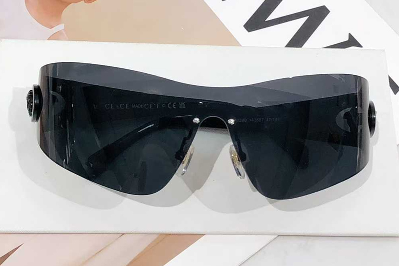 VE2280 Sunglasses Black Gray