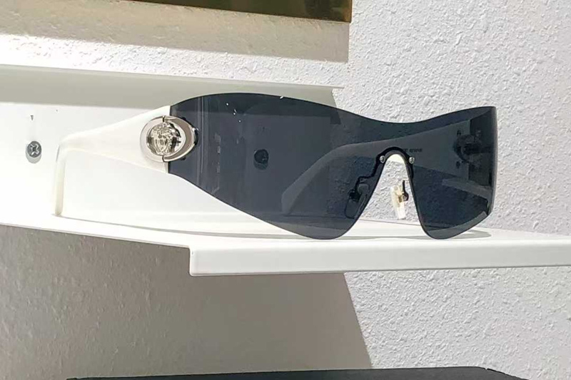 VE2280 Sunglasses White Gray