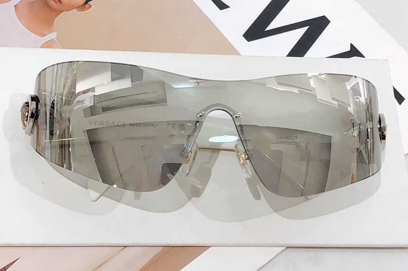 VE2280 Sunglasses White Light Gray