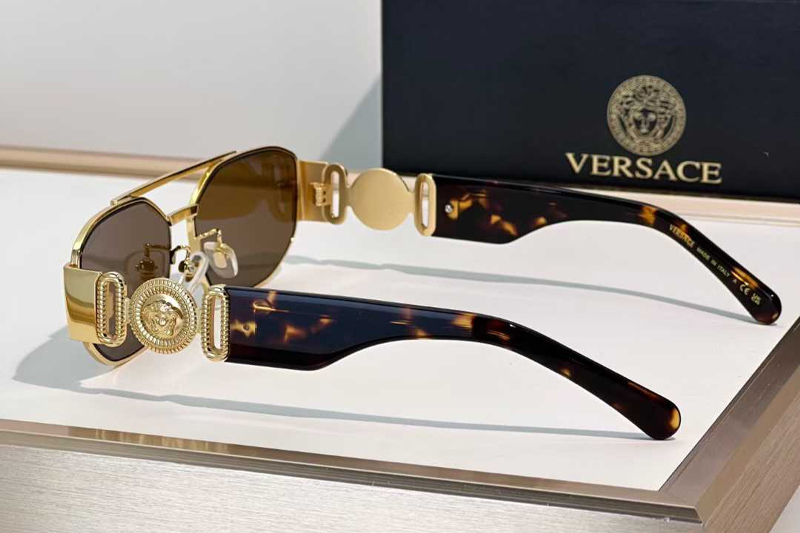 VE2287 Sunglasses Gold Brown