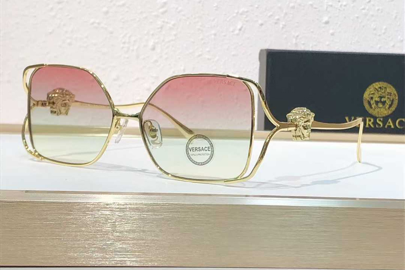 VE2288 Sunglasses Gold Gradient Pink