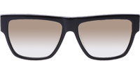 VE372A Sunglasses In Black Gold