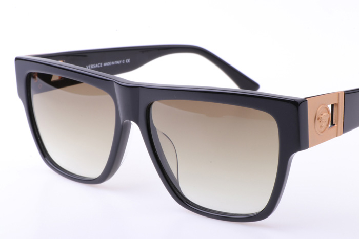 VE372A Sunglasses In Black Gold