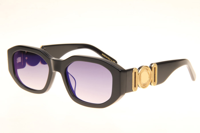 VE4361 Sunglasses In Black Gold Gradient Grey