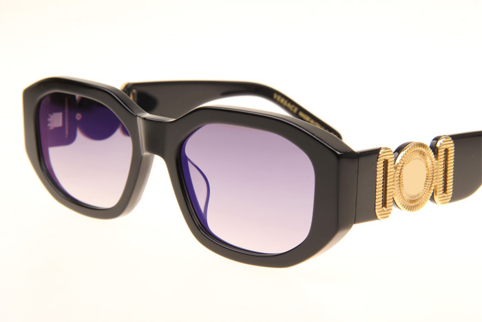 VE4361 Sunglasses In Black Gold Gradient Grey