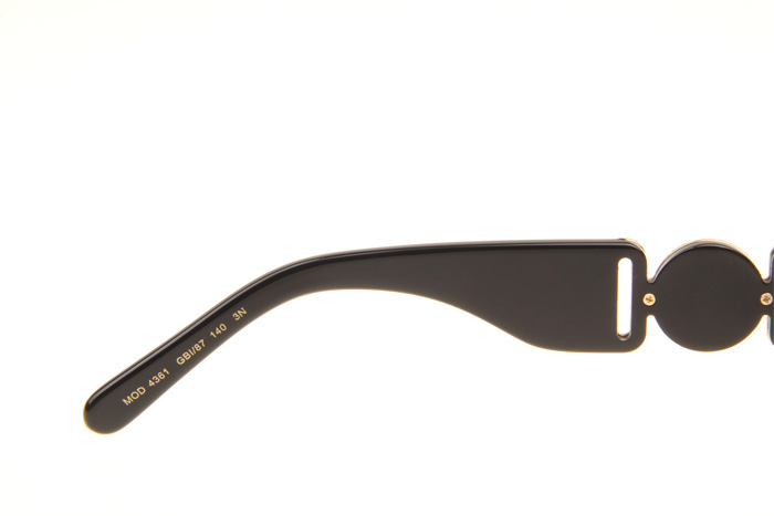 VE4361 Sunglasses In Black Gold Gradient Grey