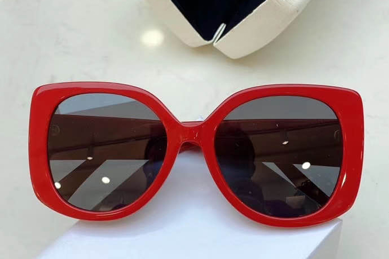 VE4387 Sunglasses In Red