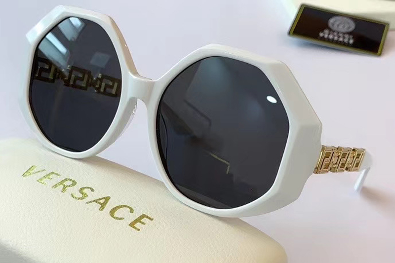 VE4395 Sunglasses In White Gold