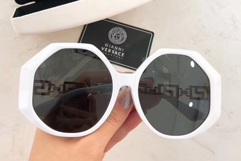 VE4395 Sunglasses In White Gold