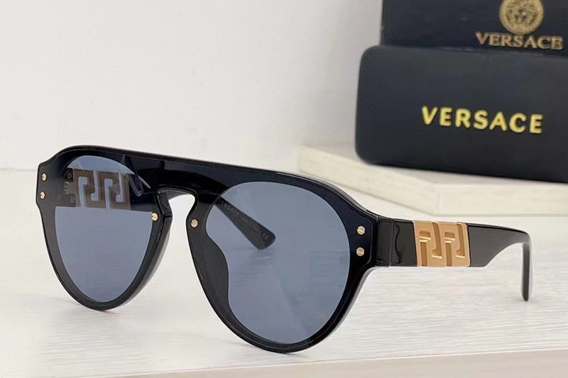 VE4420 Sunglasses In Black Gold