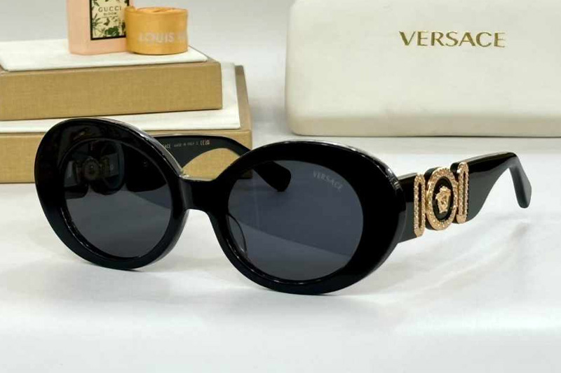 VE4426BU Sunglasses Black Gold Gray