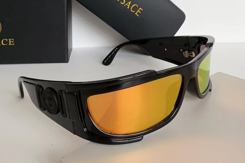 VE4446 Sunglasses In Black Flash Lens