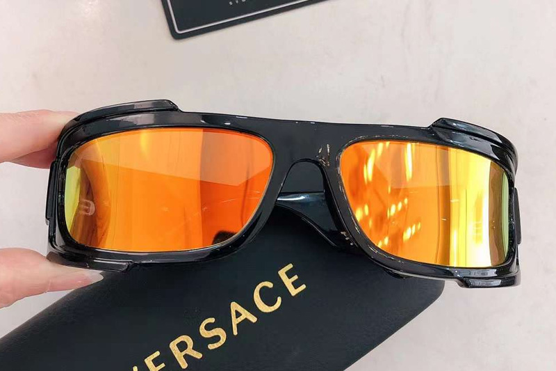 VE4446 Sunglasses In Black Flash Lens