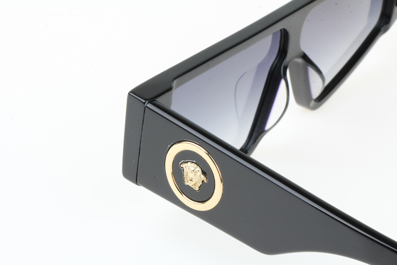 VE4473 Sunglasses In Black Gold