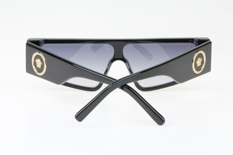 VE4473 Sunglasses In Black Gold