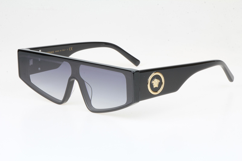 VE4473 Sunglasses In Black Gold