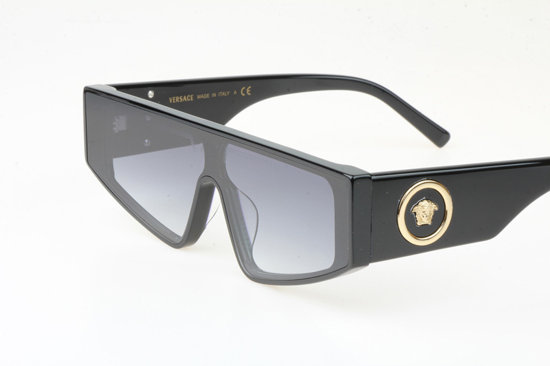 VE4473 Sunglasses In Black Gold