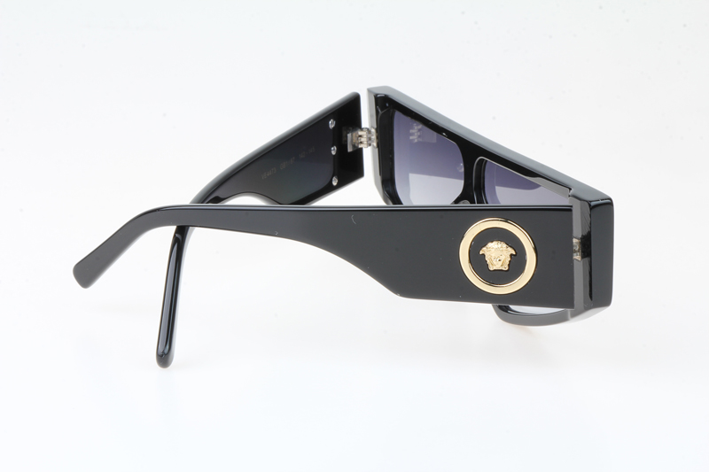 VE4473 Sunglasses In Black Gold