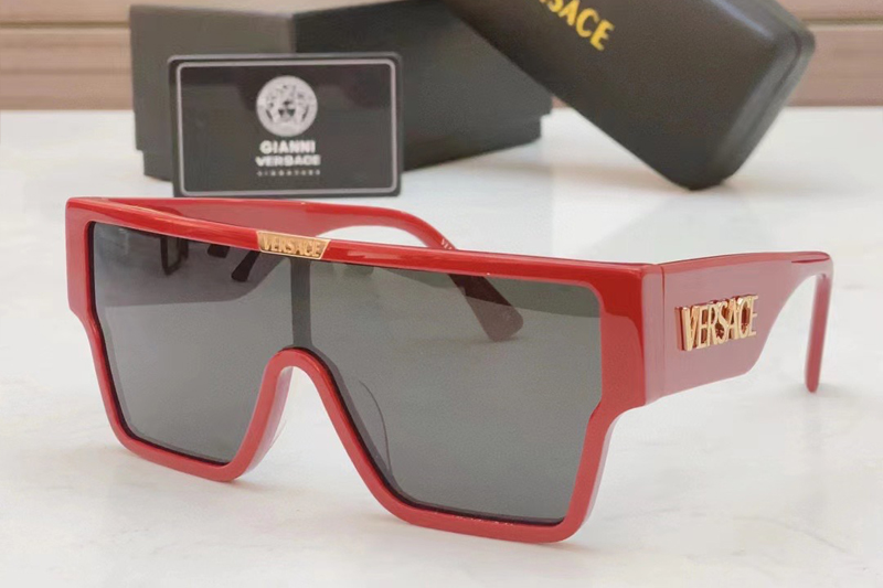 VE4693 Sunglasses In Red Grey