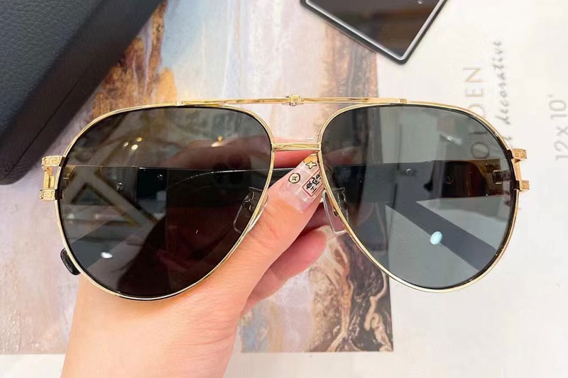 VE5699 Sunglasses Gold Grey