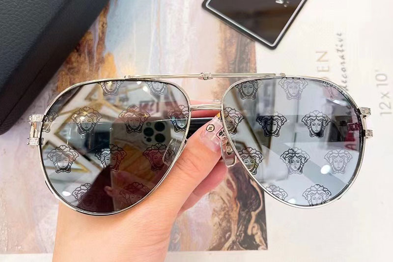 VE5699 Sunglasses Silver Mirror