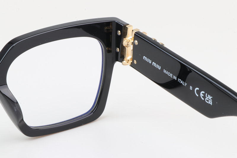 VMU04U Eyeglasses Black Gold