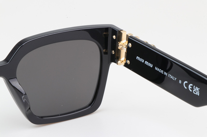 VMU04U Sunglasses Black Gold Gray