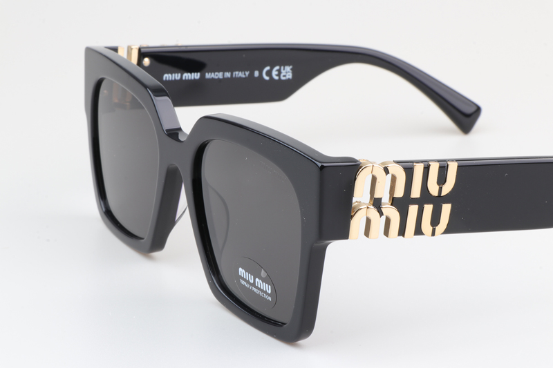 VMU04U Sunglasses Black Gold Gray