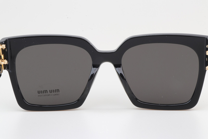 VMU04U Sunglasses Black Gold Gray