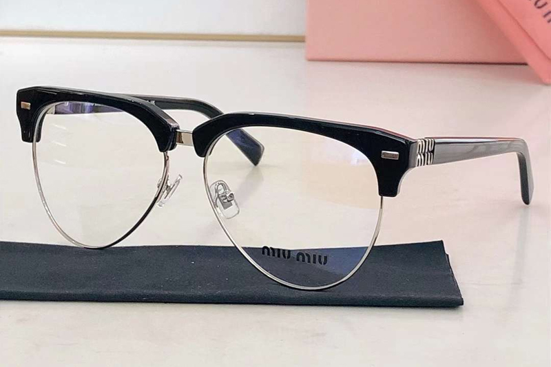 VMU56XV Eyeglasses Black Silver