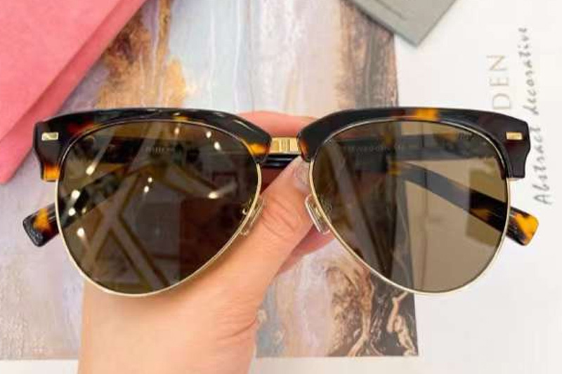 VMU56XV Sunglasses Tortoise Gold Brown