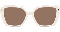 VPR16ZV Sunglasses Cream Brown