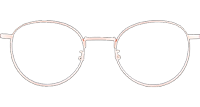 VWO102 Eyeglasses Rose Gold