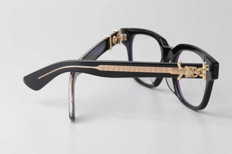 Vagillionaire II Eyeglasses Black Gold