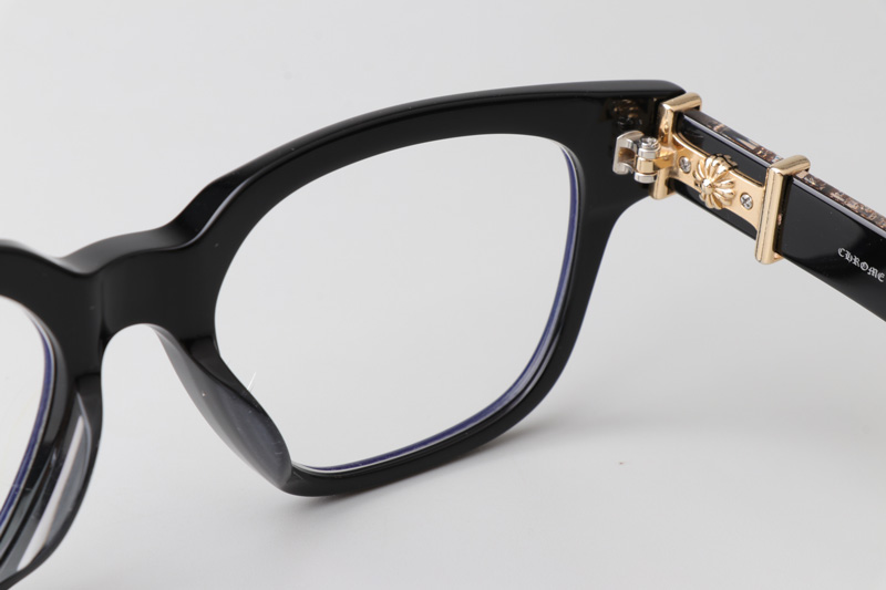Vagillionaire II Eyeglasses Black Gold