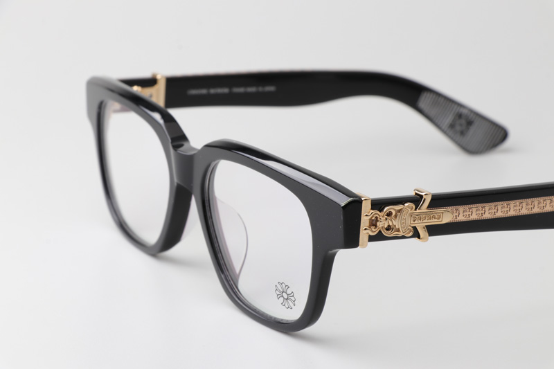 Vagillionaire II Eyeglasses Black Gold