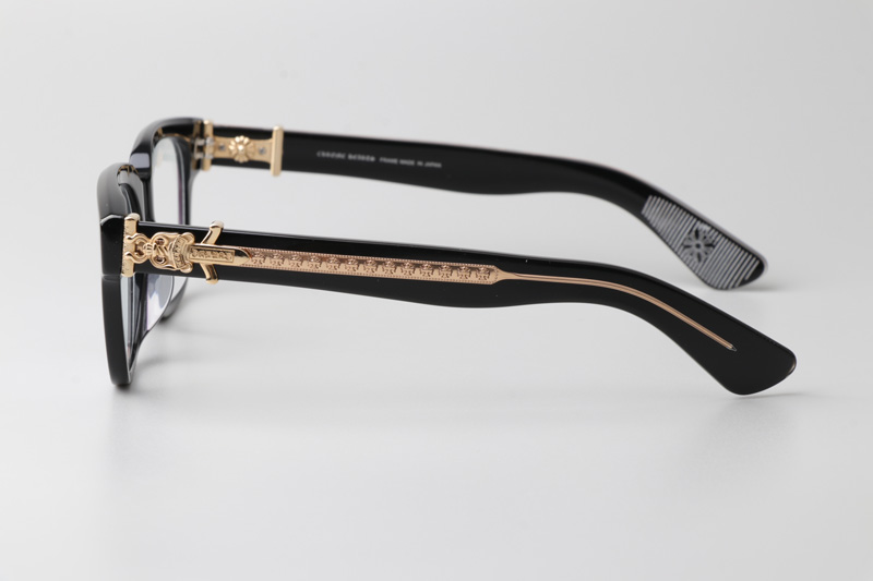 Vagillionaire II Eyeglasses Black Gold