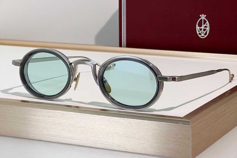 Varda Sunglasses Gray Silver Green