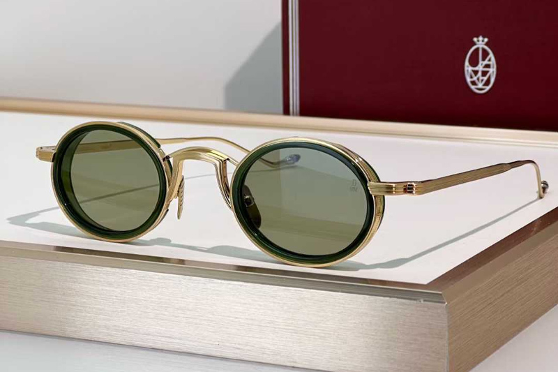 Varda Sunglasses Green Gold Green