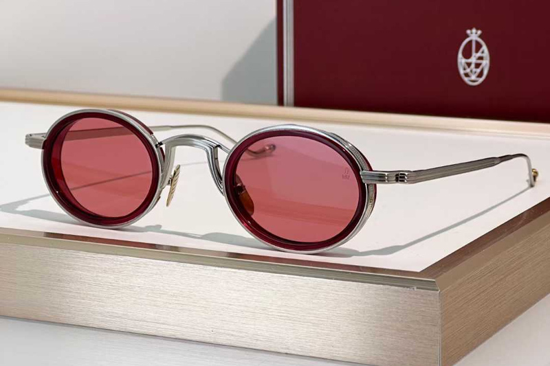 Varda Sunglasses Red Silver Red